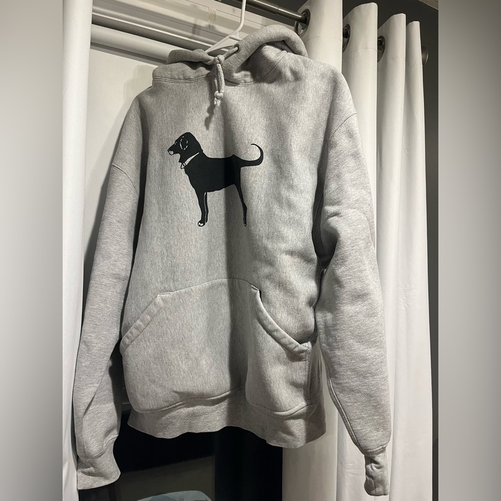 Black Dog Mens Hoodie